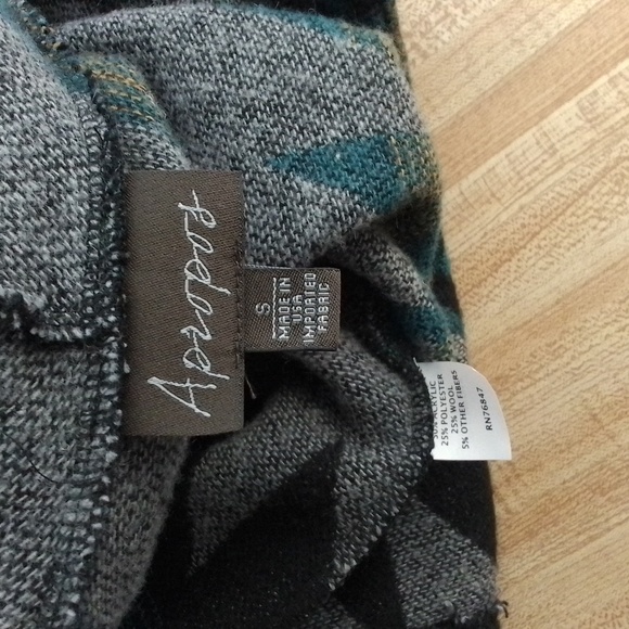 Aztec Geometric Pattern Open Wool Cardigan - Picture 7 of 13